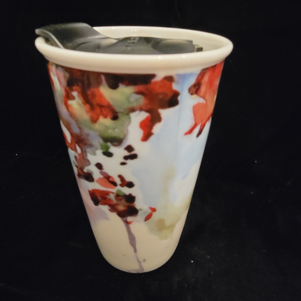 Starbucks 2015 Shelby Kregel. World Map Barista Art Mermaid Cermaic Tumbler - Picture 5 of 9